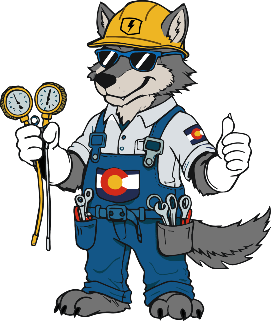Austen HVAC Wolf Pack Mascot