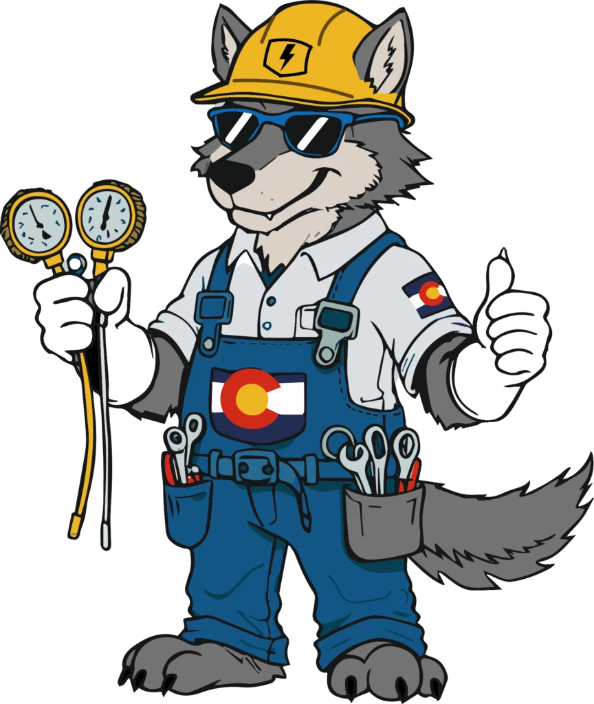 Austen HVAC Wolf Pack Mascot